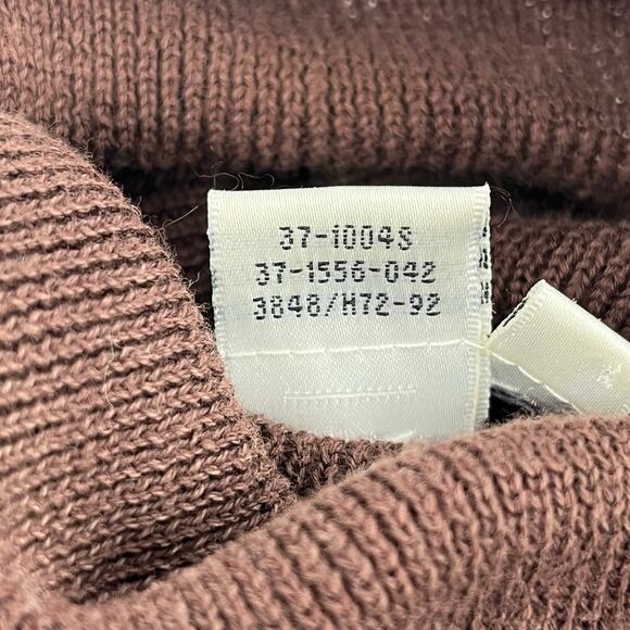 Reflections Spiegel Brown Long Sleeve Turtleneck Knit Warm 2 Piece Shirt Skirt - Picture 9 of 14